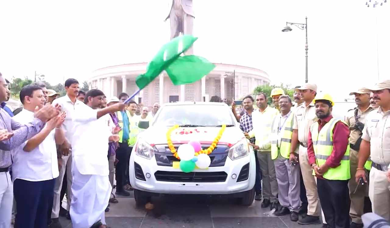 Special vehicles launched for fast restoration of power in Greater Hyderabad