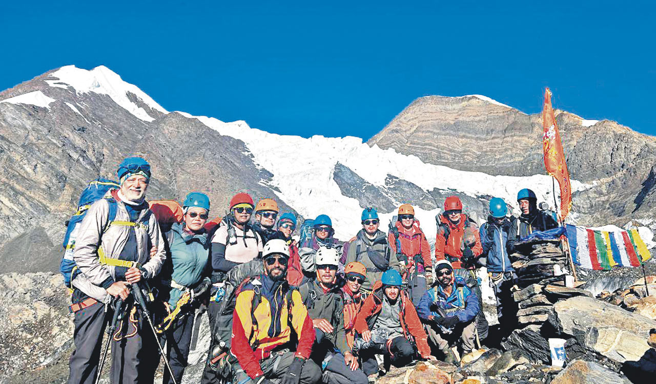 Telangana’s mountaineer Anvitha Padamati scales Mount Gorichen