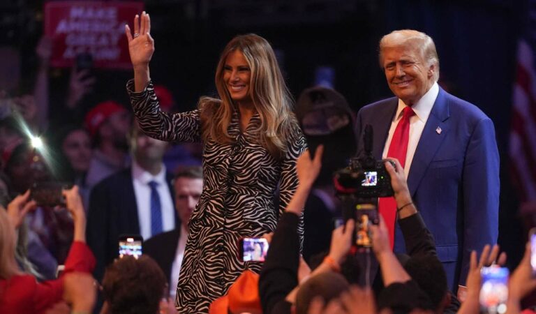 Donald, Melania Trump