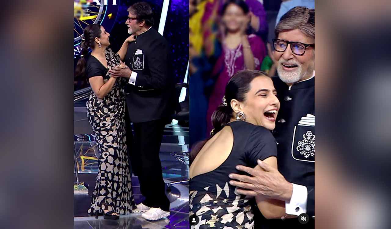 Vidya Balan sets KBC stage on fire with BIG B