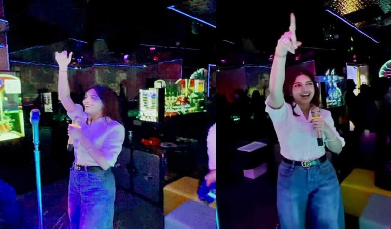 The ‘Dum Laga Ke Haisha’ actress shared a carousel of photos and videos capturing highlights from her travels, embracing everything from singing Bollywood hits at a karaoke club in Singapore to getting her ears pierced in London.