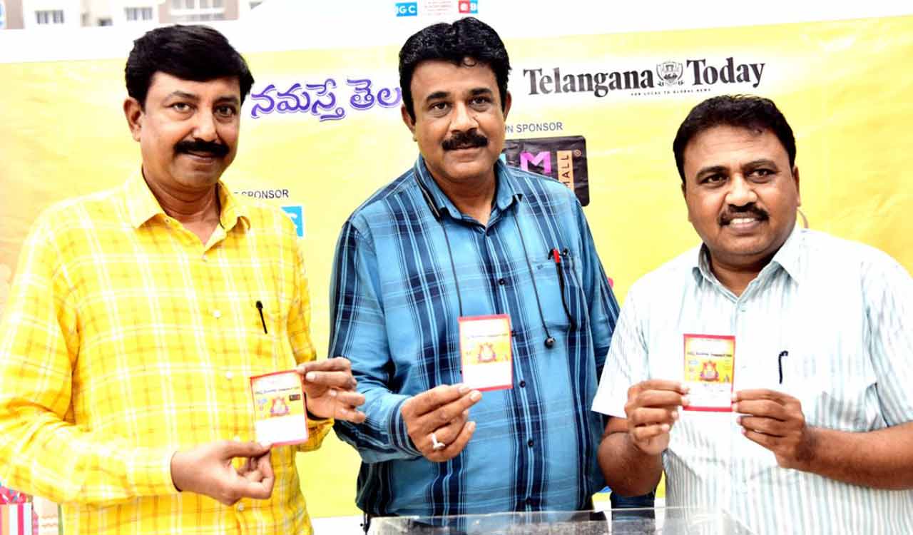 Second draw of ‘Telangana Today’ and ‘Namasthe Telangana’ Dasara shopping bonanza held at Big C Store