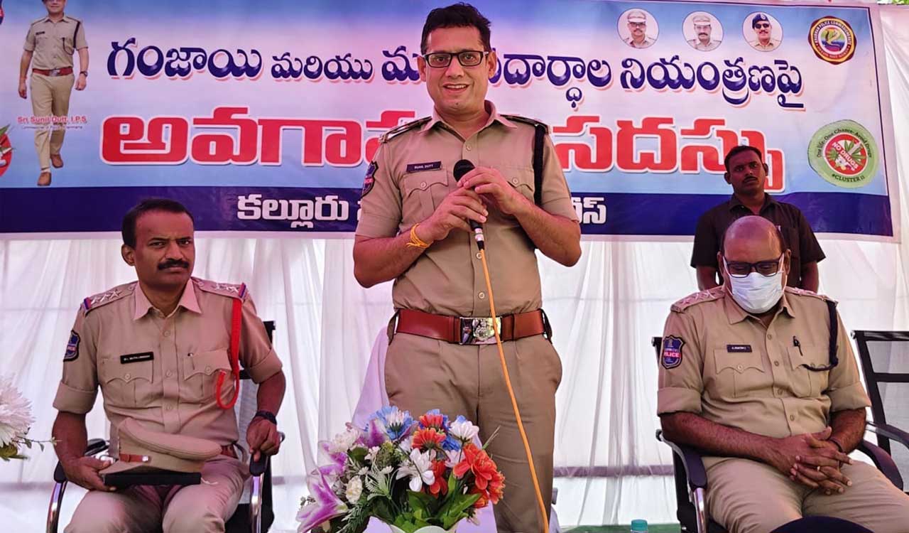 CP Dutt conducts drug awareness programme for youths addicted to drugs in Khammam