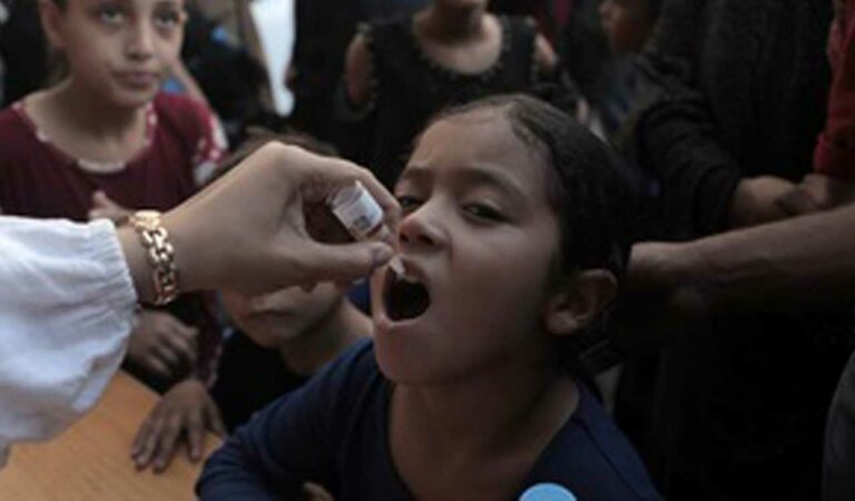 Gaza faces risk of polio spreading if vaccination continues to delay: UN