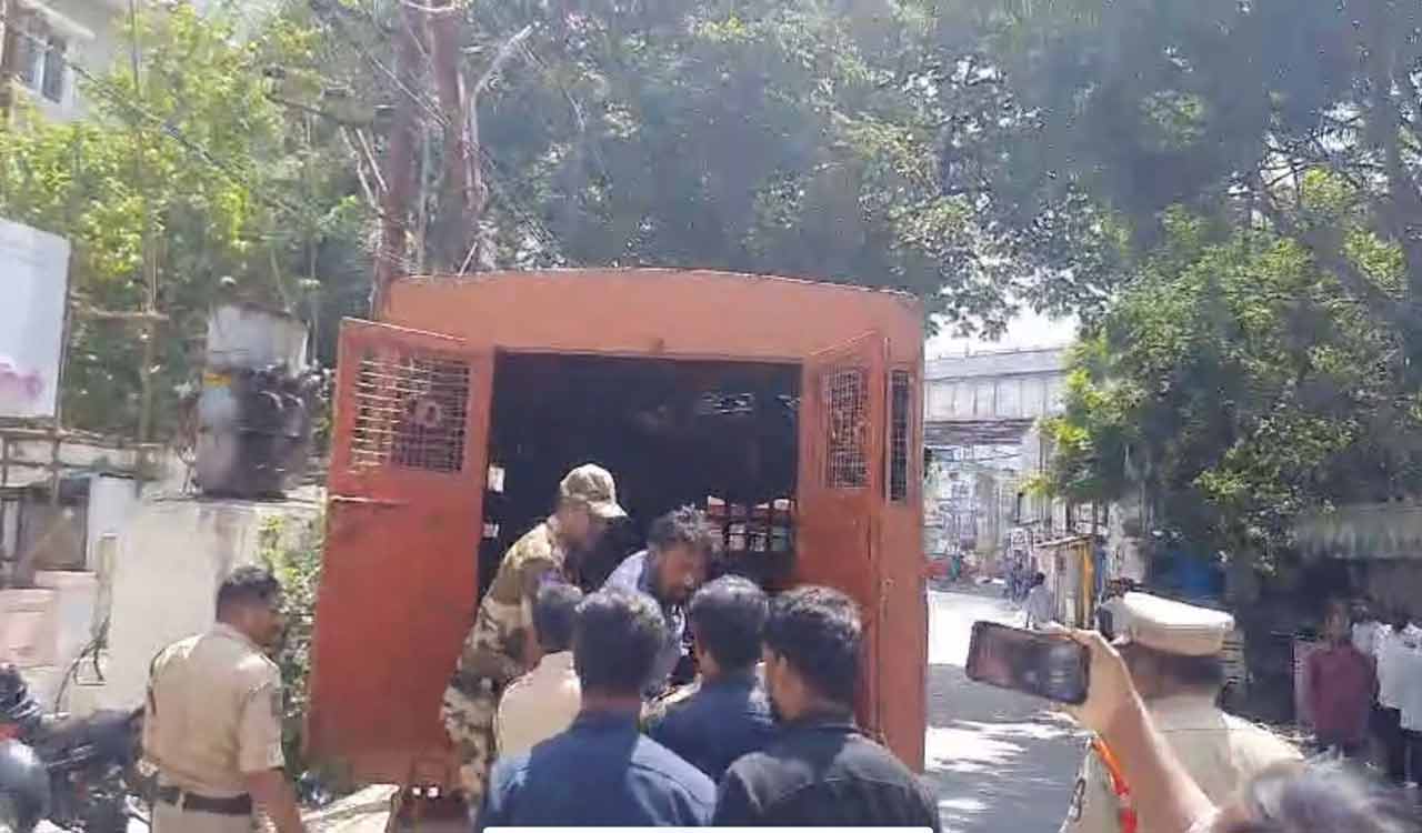 Unemployed youth taken into custody at Gandhi Bhavan