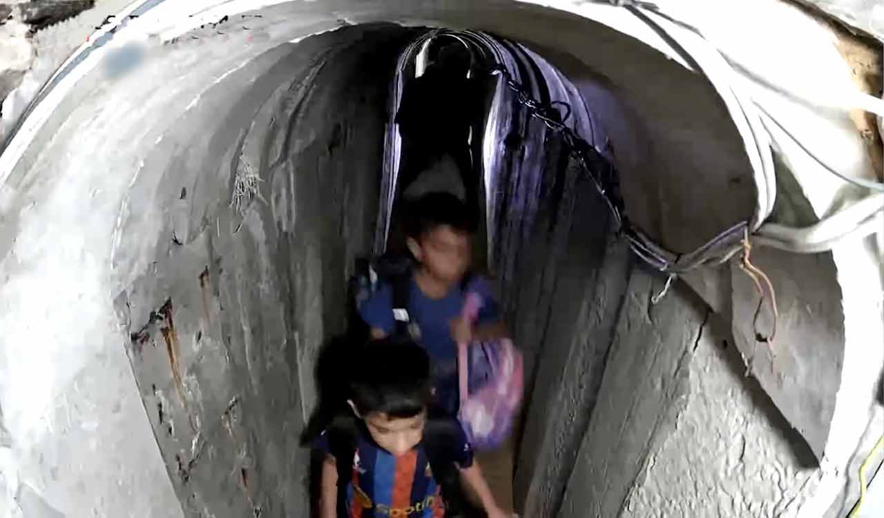 IDF releases clips of Yahya Sinwar, family fleeing into tunnel on Oct 6