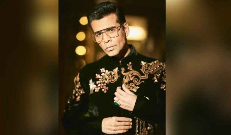KJo shared a series of his stunning photos in a black and gold sherwani and penned a thought-provoking caption.