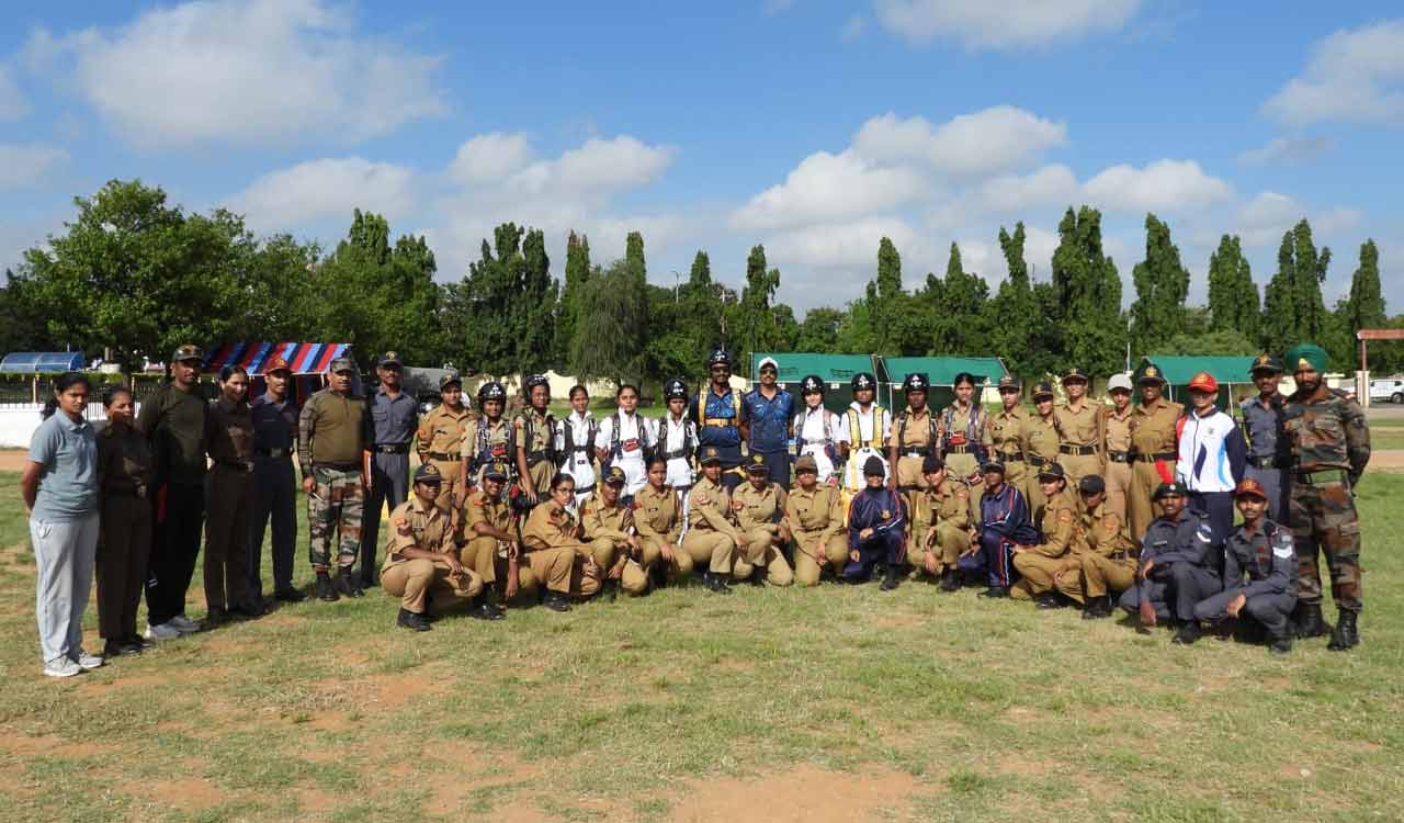 Secunderabad NCC cadets participate in Parasailing training camp