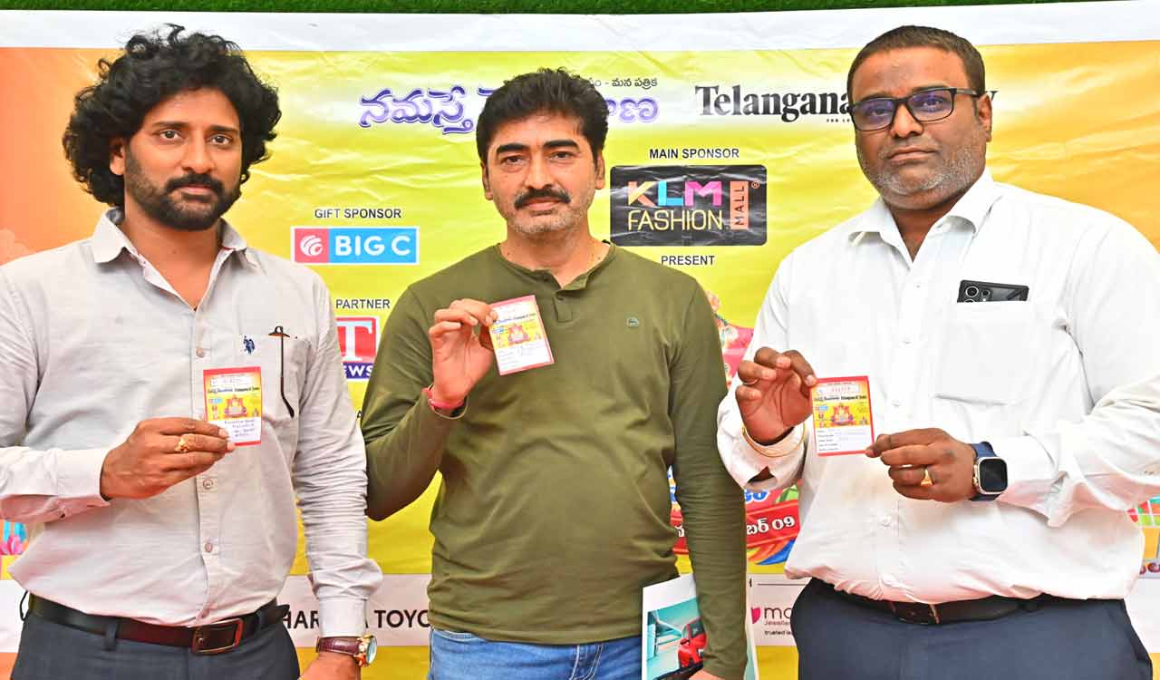 Third draw of ‘Telangana Today’ and ‘Namasthe Telangana’ Dasara shopping bonanza held at Kun Hyundai showroom