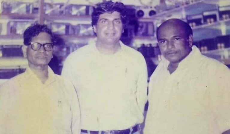 Tata visited the showroom of Telangana Agencies, which sells electrical and electronics goods, at Kaman Bazaar in the city.