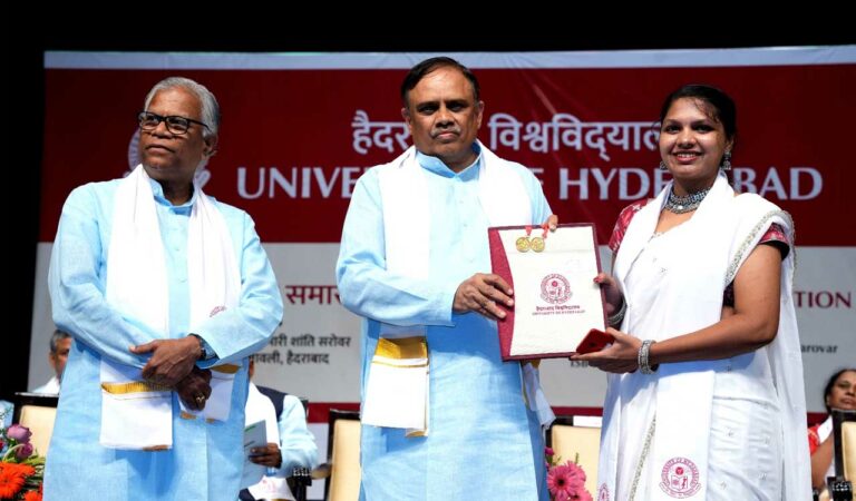 UoH hosts XXIV convocation; announces implementation of NEP for PG courses from 2024