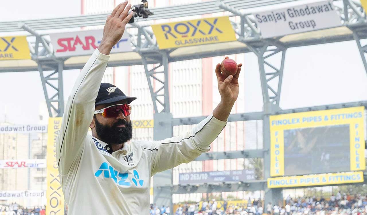 3rd Test: Ajaz Patel takes five wickets at Wankhede, continuing his impressive streak