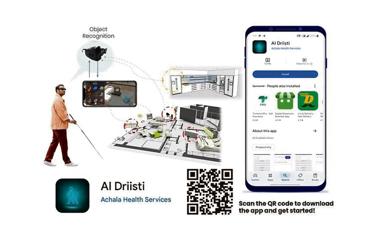 AI-powered smart eye glasses for blind unveiled in Hyderabad