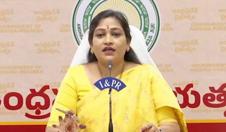 Andhra Pradesh Home Minister Vangalapudi Anitha
