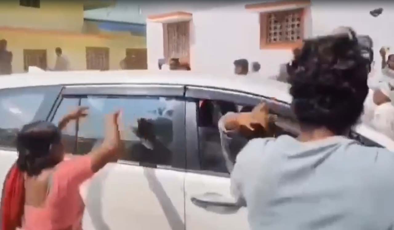 Watch: Protests erupt against ‘Pharma Village’ in CM Revanth’s constituency; Collector, officials attacked