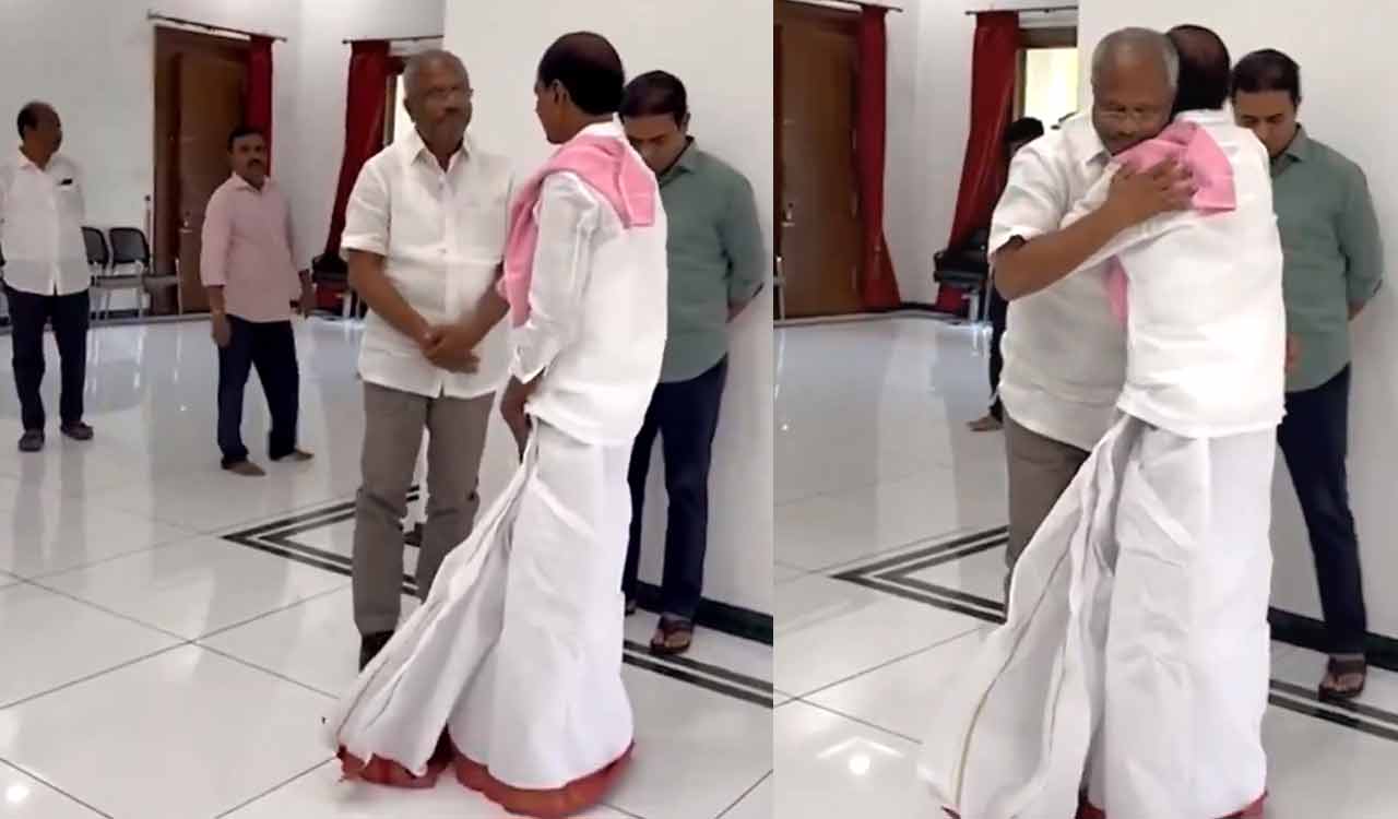 BRS chief KCR consoles former minister C Laxma Reddy