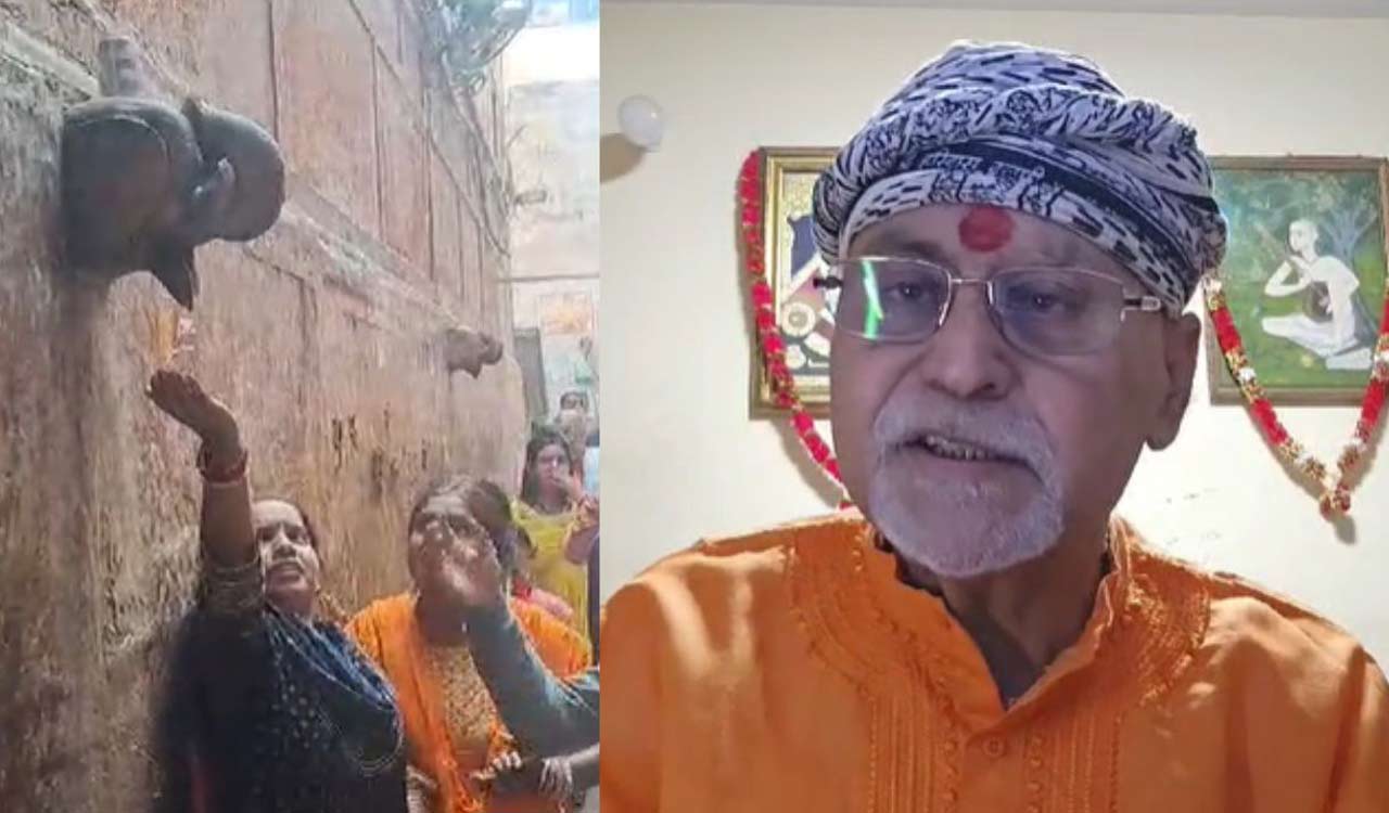 Banke Bihari Temple sevaks clarify: Devotees drinking AC water, not ‘charan amrit’