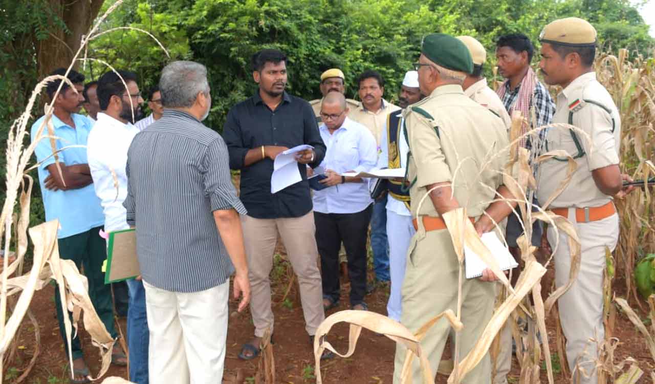 Bhadrachalam ITDA PO intervenes after forest officials block power line to tribal hamlet in Yellandu