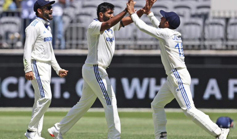 Bumrah dismisses in-form Head, India need two more wickets to win Perth Test