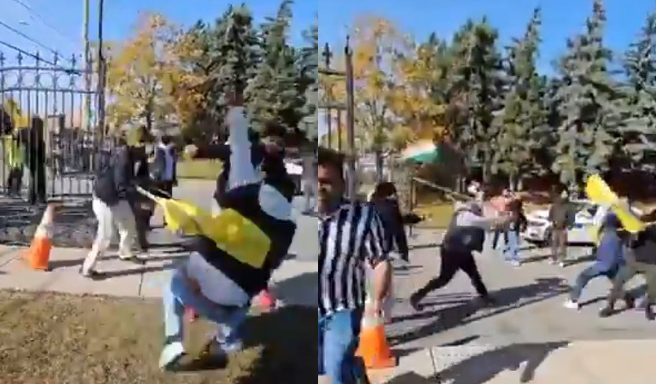 Watch: Khalistani extremists attack Hindu devotees at temple in Canada