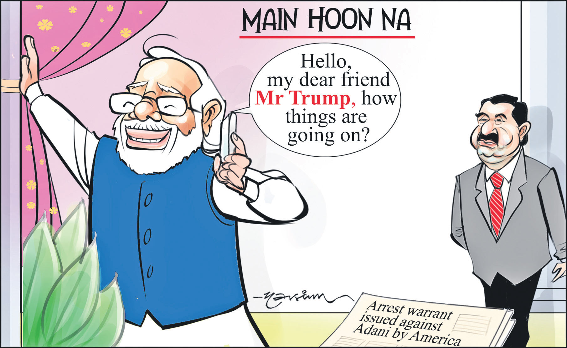 Cartoon Today on November 23, 2024