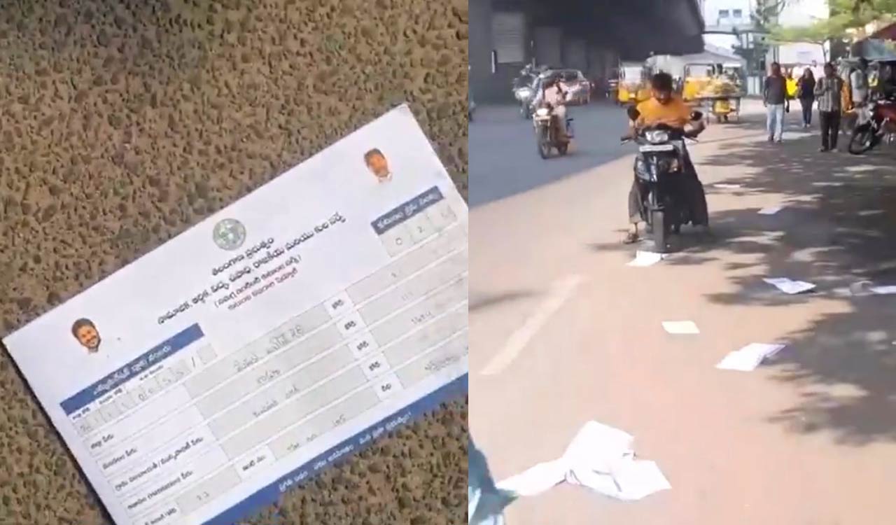 Hyderabad: Caste census survey applications found scattered again