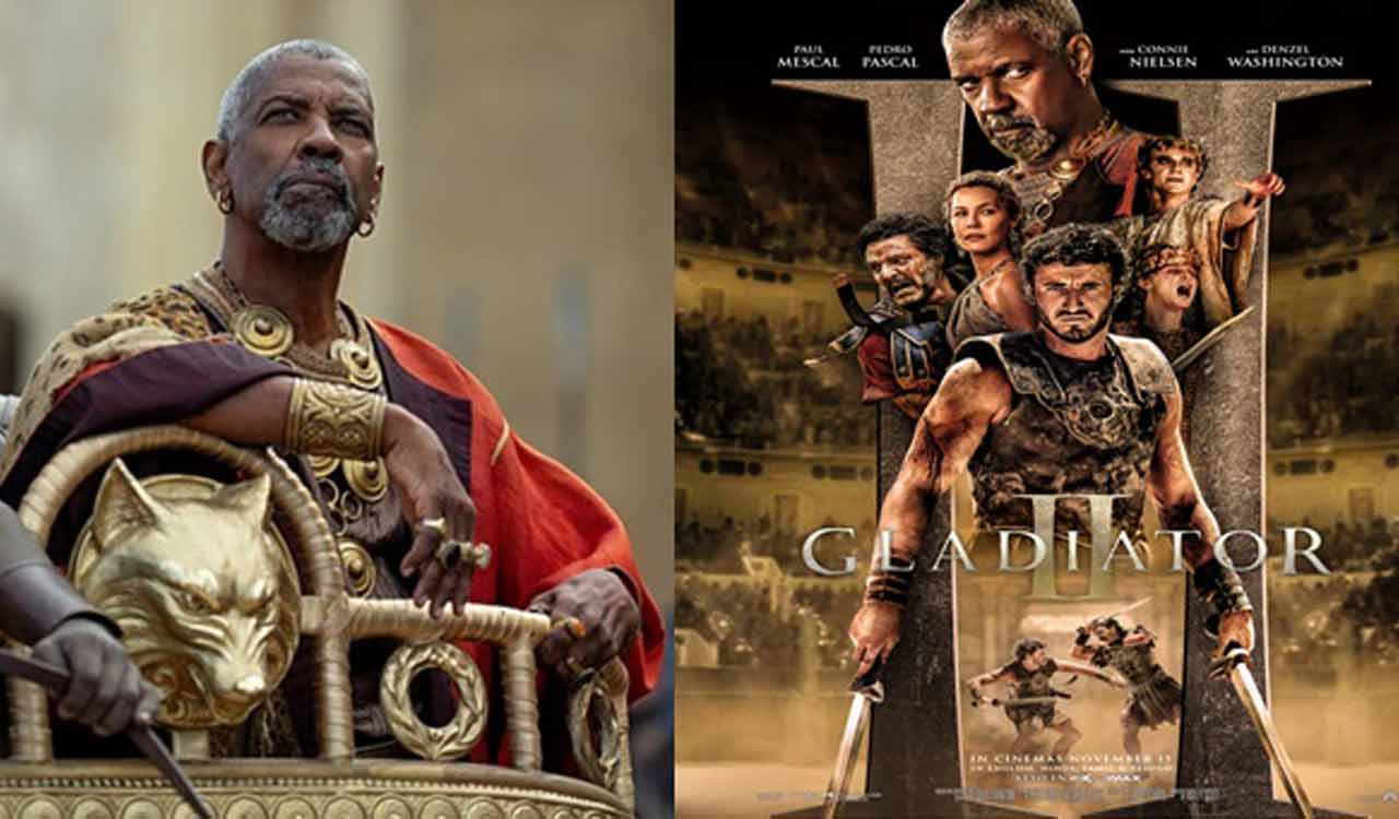 Denzel Washington says he’s spent 50 years preparing for ‘Gladiator II’ villain role