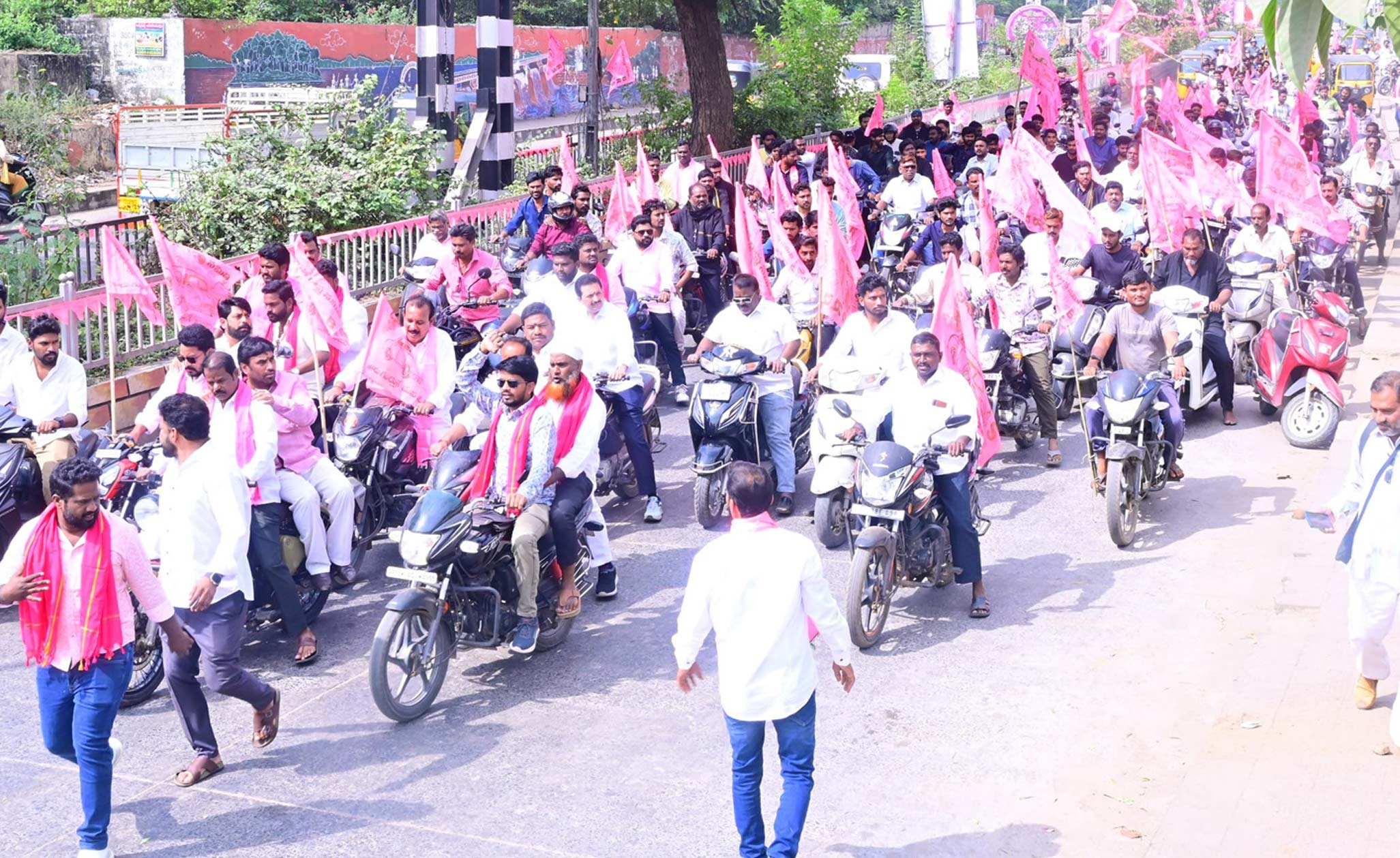 Bike rallies, charity programmes mark Deeksha Diwas in Kothagudem