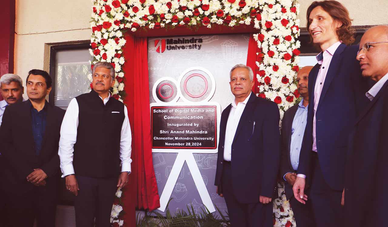 Hyderabad: Anand Mahindra launches School of Digital Media and Communication at Mahindra University