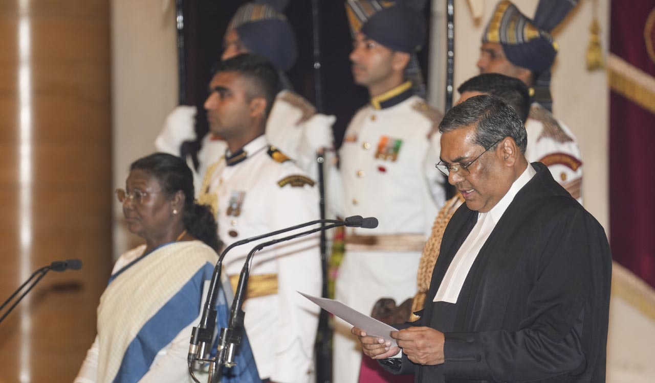 Justice Sanjiv Khanna sworn in as 51st CJI, aims to speed up justice