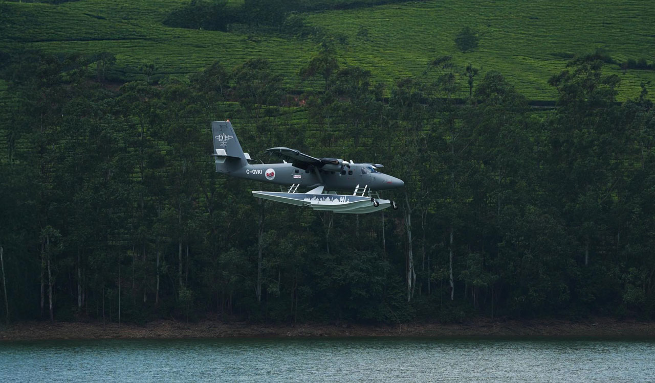 Ambitious project: Kerala’s first seaplane takes off from Kochi to Idukki