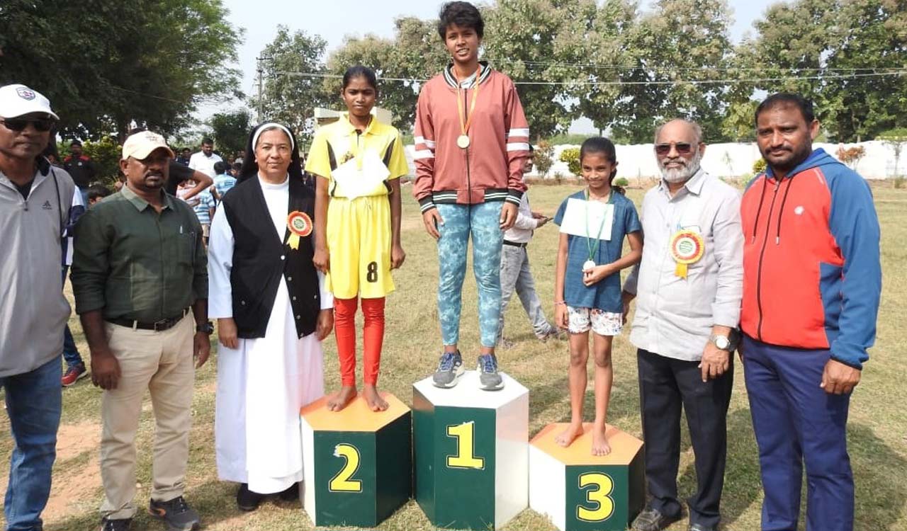 Athletic sports competition held in Mancherial