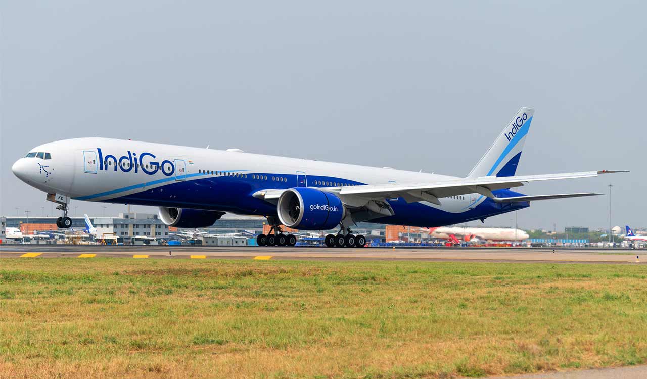 IndiGo flight makes emergency landing in Raipur after bomb threat hoax-Telangana Today