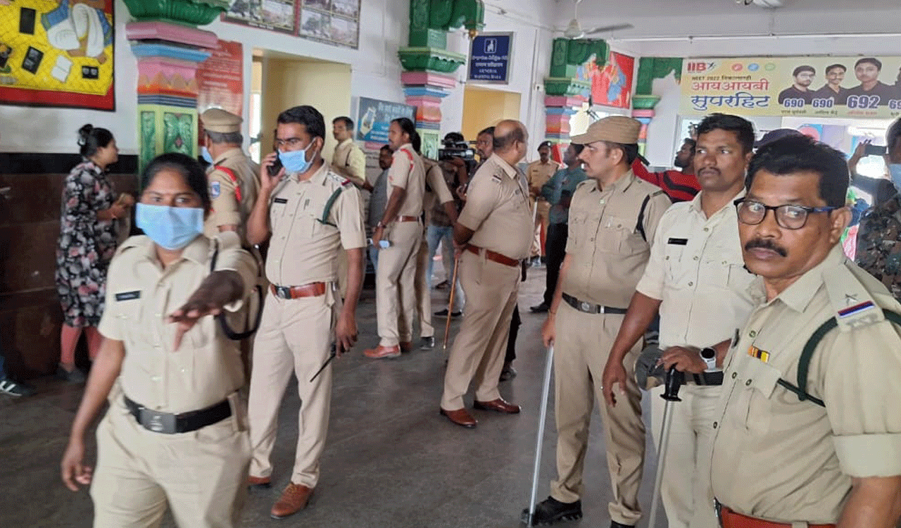 ABVP protest: Temple town Basar comes under security blanket