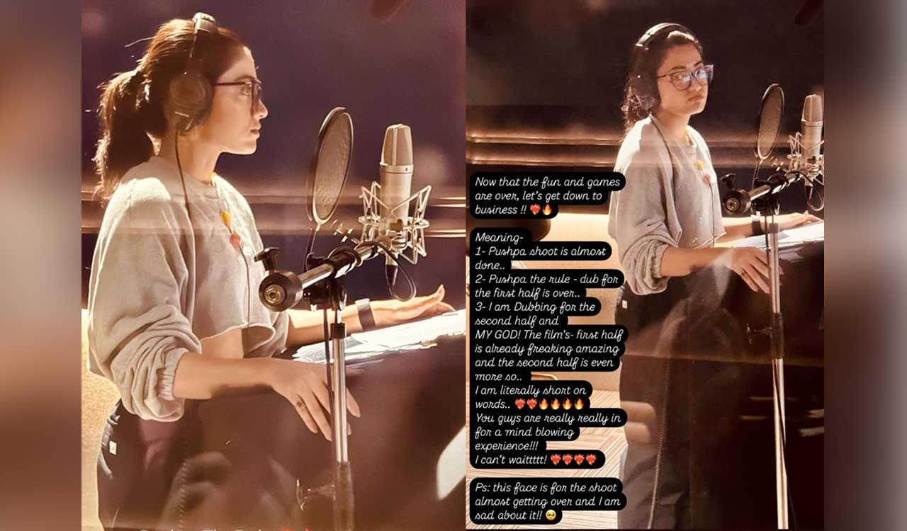 Rashmika Mandanna promises an exciting ride in “Pushpa: The Rule”