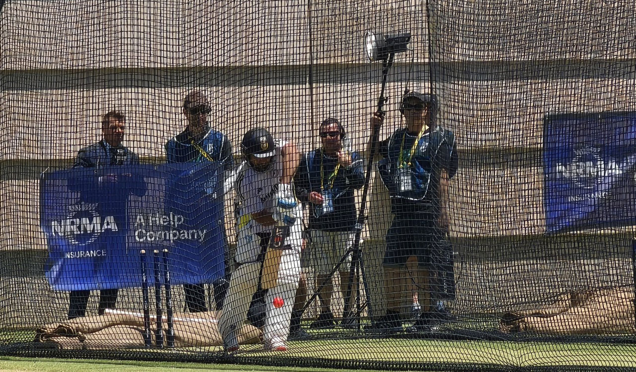 Skipper Rohit Sharma hits the nets, to play two-day game in Canberra