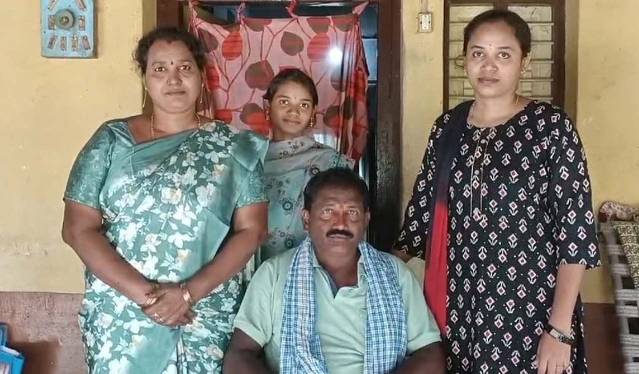 Kothagudem: Hamali worker’s daughter secures three Govt jobs, aims to crack Civils