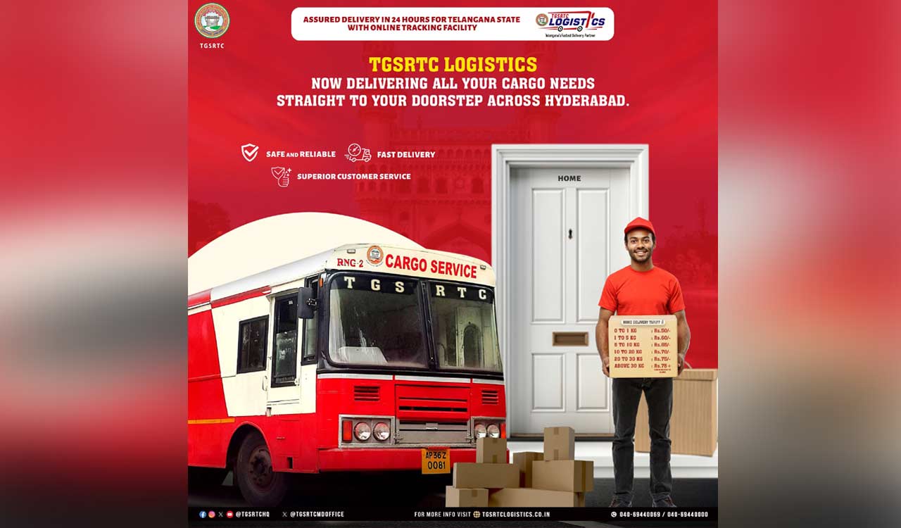 Hyderabad: TGSRTC launches home delivery services in GHMC limits