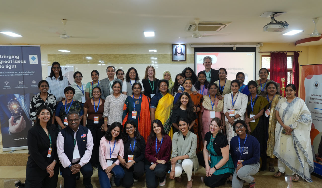 U.S. Consulate congratulates women entrepreneurs in Telangana and Andhra Pradesh at AWE graduation ceremony