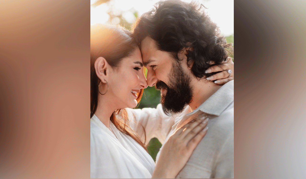 Akhil Akkineni gets engaged to Zainab Ravdjee in private ceremony
