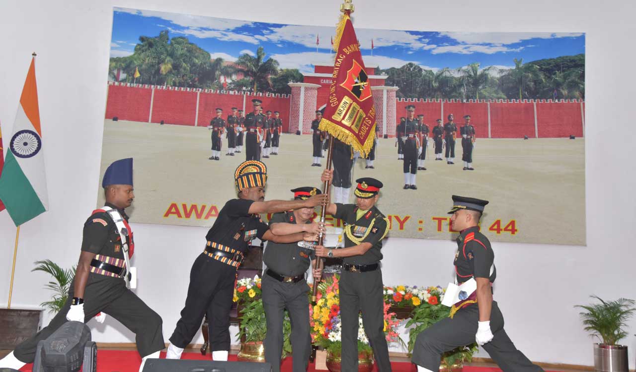 Award distribution ceremony held for TES-44 Cadets at MCEME in Hyderabad