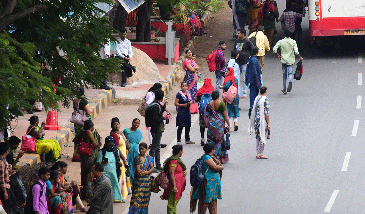 Hyderabad: Lack of adequate bus services cause hardships for students and commuters