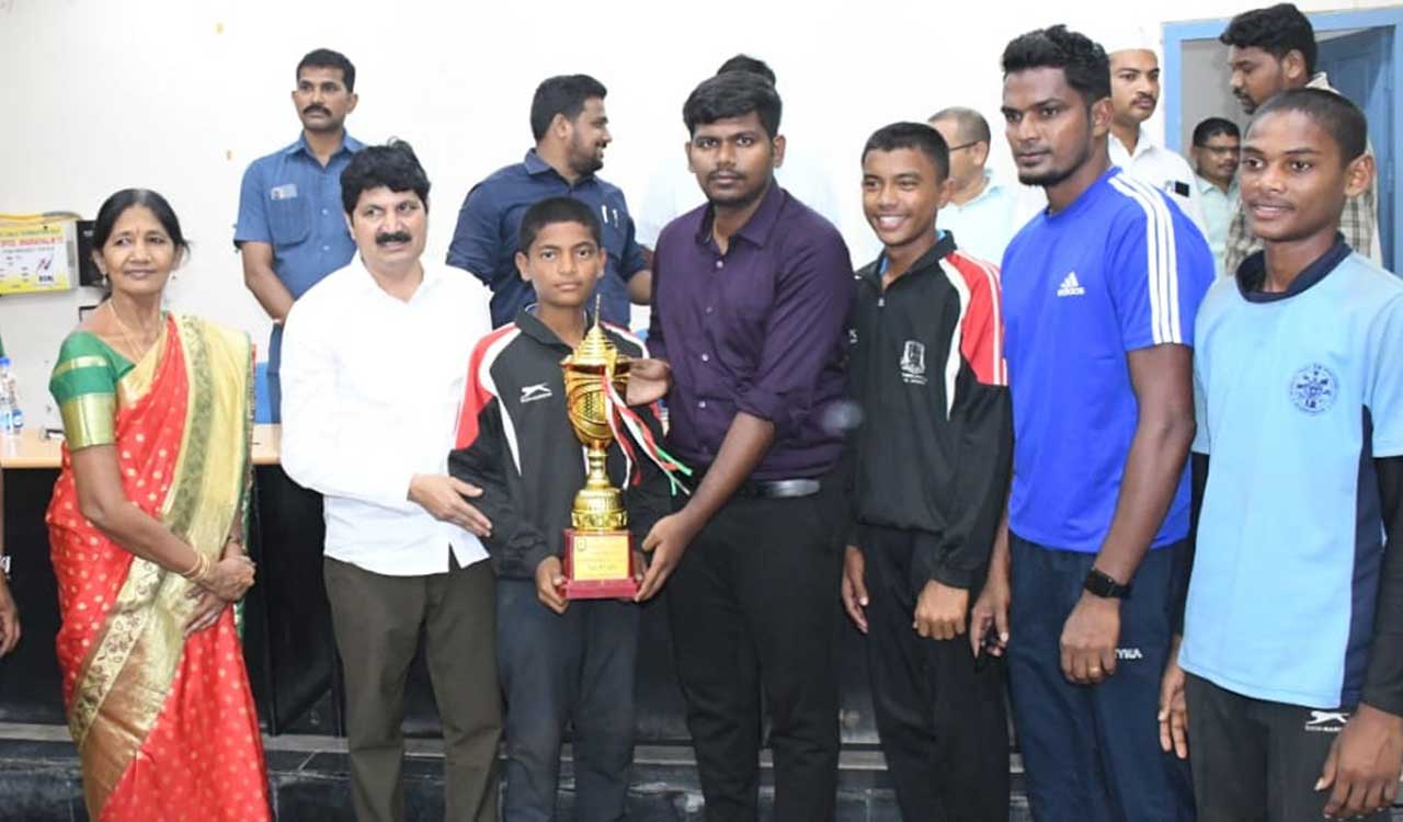 ITDA Bhadrachalam team wins overall championship in state level event