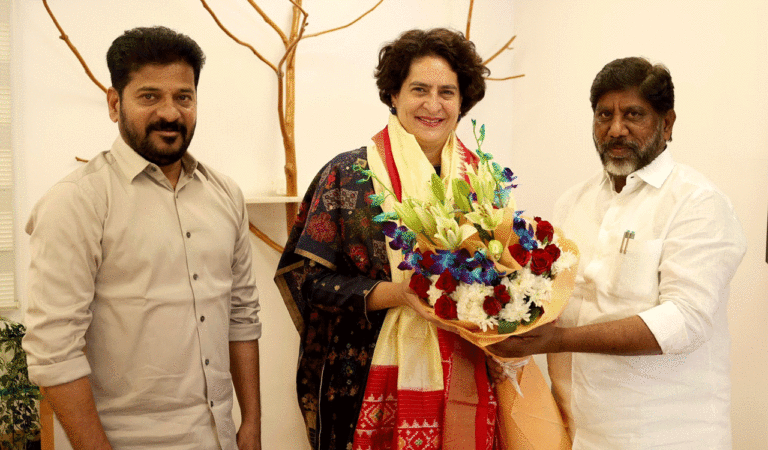 Telangana CM, Deputy CM congratulate Priyanka Gandhi on winning Wayanad seat
