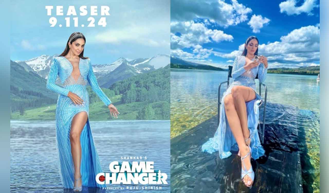 Kiara Advani looks gorgeous in blue as she channels her inner mermaid