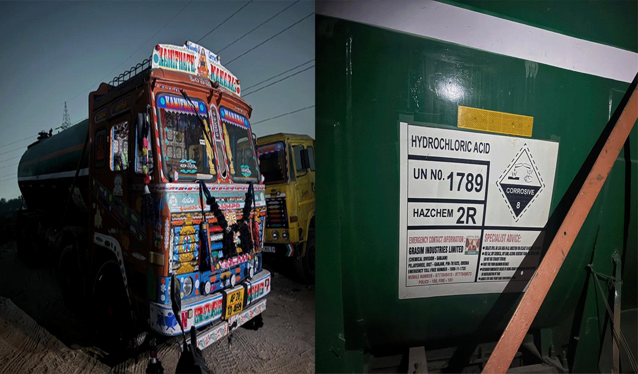 Hyderabad: Tanker seized for releasing chemicals into Musi river at Langar Houz