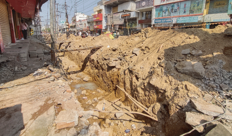 Owners of some commercial establishments raised objections to the officials for razing in the structures without serving notices. Some of them moved the High Court to stop the demolitions.