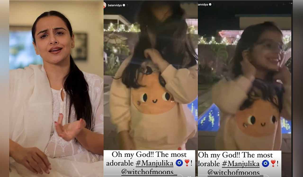 Vidya Balan goes ‘Oh my god’ after watching the most adorable Manjulika