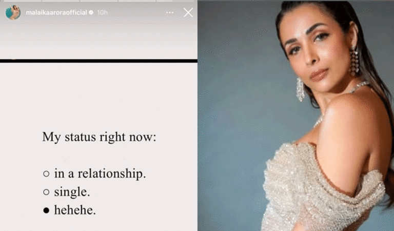 The post comes after Malaika and her former beau Arjun Kapoor chose to go separate ways.