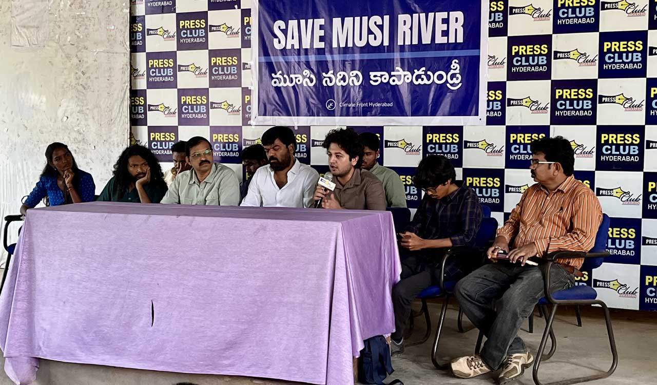 Climate Front Hyderabad argues Musi project fails to address root cause behind pollution in river